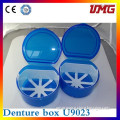 With hygienic rinsing basket plastic tooth box denture box